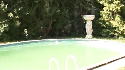 Gay Pool Fun: Bareback Action!