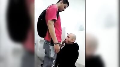 Public Toilet Fetish Oral Voyeur - Caught Sucking Revenge