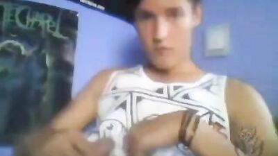 German Boy Webcam Cum Shot Handjob: Johannes Sexy Return!