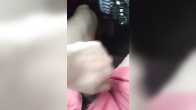 The Bus Stop: Amateur Cum Shots and Handjobs