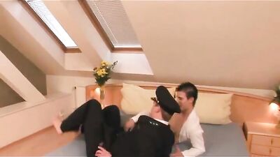 Layover Lay: Action Bareback Delight!