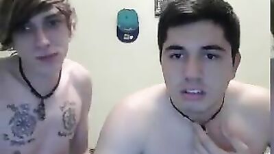 Cali smooth and young tattooed boy fucks with her boyfriend