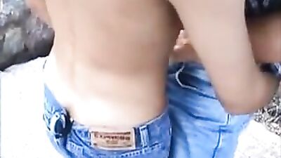 Gay Porn on the Rocks - Action Oral Public Outside!