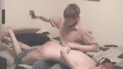 Spanked & Punished by Roommate: The Ultimate Amateur Fetish Rent Mishap!