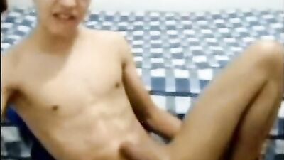 Young Latino Cutie Webcam Handjob & Cum Shot - Sexy Cam Boy