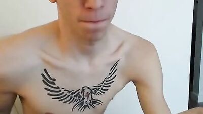 Glasses Tattoo Cam Fun Handjob Solo More: A Gay Porn Video For You!