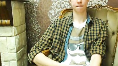 Hot horny boy cums on cam
