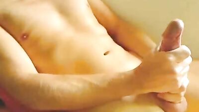 Young Smooth Squirt Handjob - Cum on Cam Teen Boy Sex