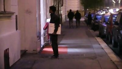 Bareback for cash - delivery boy