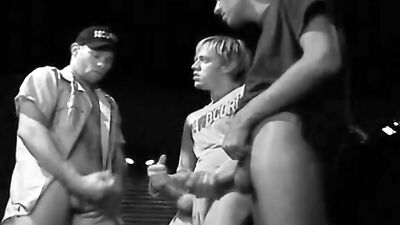 Stroking Off with Shirts On: A Gay Solo Porn Experience!