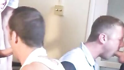 Council Flat Orgy - Gay Threesome Porn