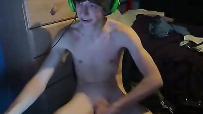 Jerking for tips: Cum Shots Solo Web-Cam