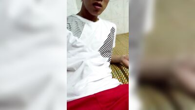 Gay Porn - First Time Fun Solo: The Shortest Clip Revisited!