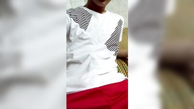 Gay Porn - First Time Fun Solo: The Shortest Clip Revisited!