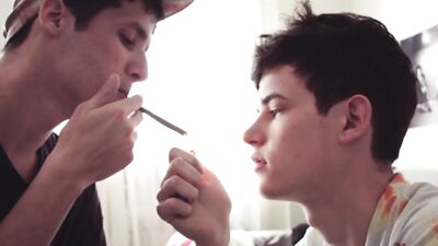 Artsy Gay Porn: Two Hot Models Get Down and Dirty with Real-Life Lovers!