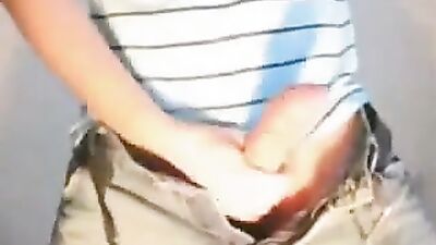 Young Solo Cumshot - Brown Jeans Dream