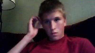 Blond Teen Cumshots Handjob - Convincing Him On Cam!