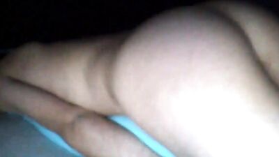 Young Hunk Boy Pounding on Bed and Cumming Chest-Side!