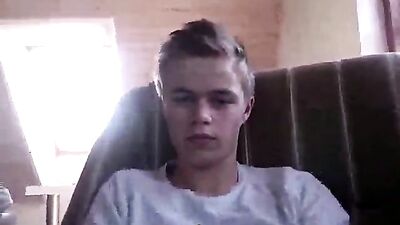 Young Danish Boy Cum on Chest