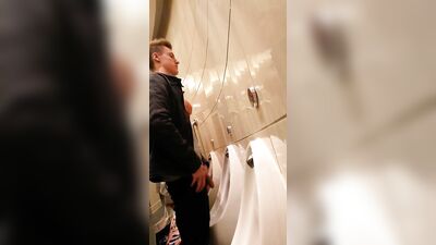 Exposed: The Blond Hunk With A Monster Cock Pisses In Public!