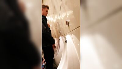 Exposed: The Blond Hunk With A Monster Cock Pisses In Public!