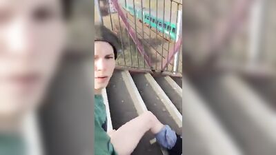 Bridge Voyeurs: Amateur Public Outside Action!