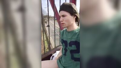 Bridge Voyeurs: Amateur Public Outside Action!