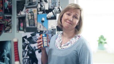 Embarrassing scenario for an advert