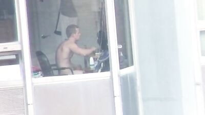 Voyeurs Big Cock Solo Show: Window Watchers Delight!
