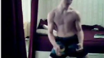 Gay ADHD Porn Strip Tease: Amateur Fun Solo Adventure