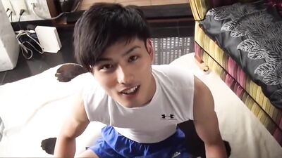 Blue Adidas Shorts Blowjob - Father and Step Sons Secret Desire