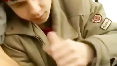 Two Cute Teen Boys Breaking Rules on the Road - Oral, Handjob and Cum Shots!