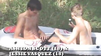 Gay Porn by the Lake - Jessie Vasquez and Ashton Scotts Wild Adventure!