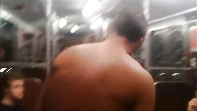 Raw Subway Exposure: Naked Guys Amateur Fun in the City!