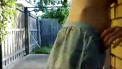 Gay Porn: Outdoor Cum Shots with the Twink Neighbor