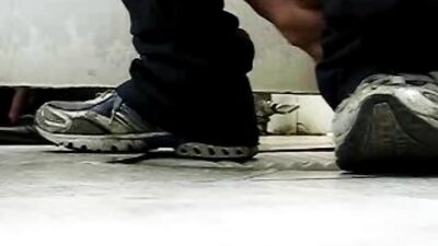 Gay Asian Twink Exposed in Public Restroom: Cum Shots and More!