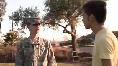 Young Twinks Suck and Fuck Web-Cam: Sensual Encounter in the Barracks