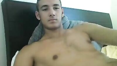 Greek Hairy Boy With Nice Cock On Cam: Bareback Big Cocks Cum Shots!