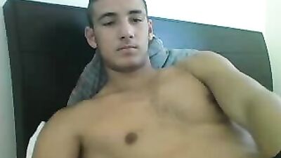 Greek Hairy Boy With Nice Cock On Cam: Bareback Big Cocks Cum Shots!