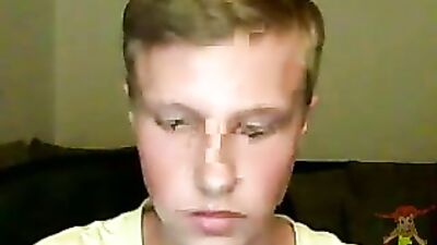 Blond Shy Boys Cumshot Showdown - The Ultimate Teen Handjob!