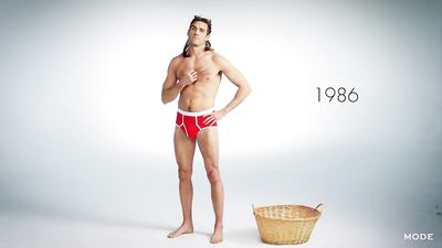 100 Years of Fashion: Mens Underwear - Gay Porn Stars Strip Down!