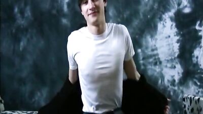 Foot Worship: Boys Solo Foot Fetish Handjob