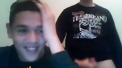 Old Friends Show & Suck! - A Web-Cam Handjob Experience