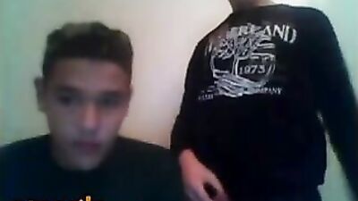 Old Friends Show & Suck! - A Web-Cam Handjob Experience