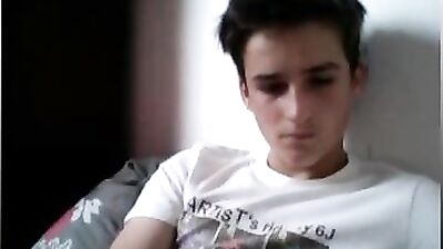 Handjob Solo Web-Cam Artist ehite shirt: Raw and Uncut!