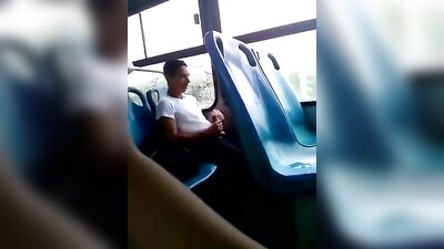 Latino Boy Smooth - Bus Masturbation Exposed!