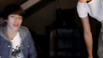 2 Cuties Boy Big Cocks Handjob Solo: Double Dose of Lust