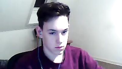 German Teen Boy Cum Showdown - Solo Handjob Cam!