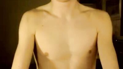 College Geek Jerks His Big Cock on Web-Cam - Frat Boys and Asses