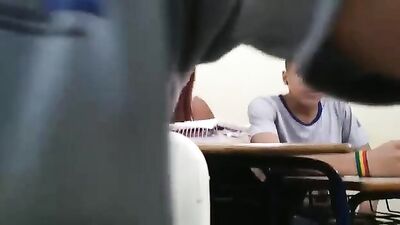 Gay Student Outdoor Masturbation with Schoolgirlfriend!